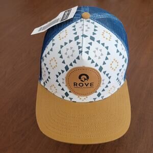 ROVE southwestern geometric trucker hat New, with tag. One size